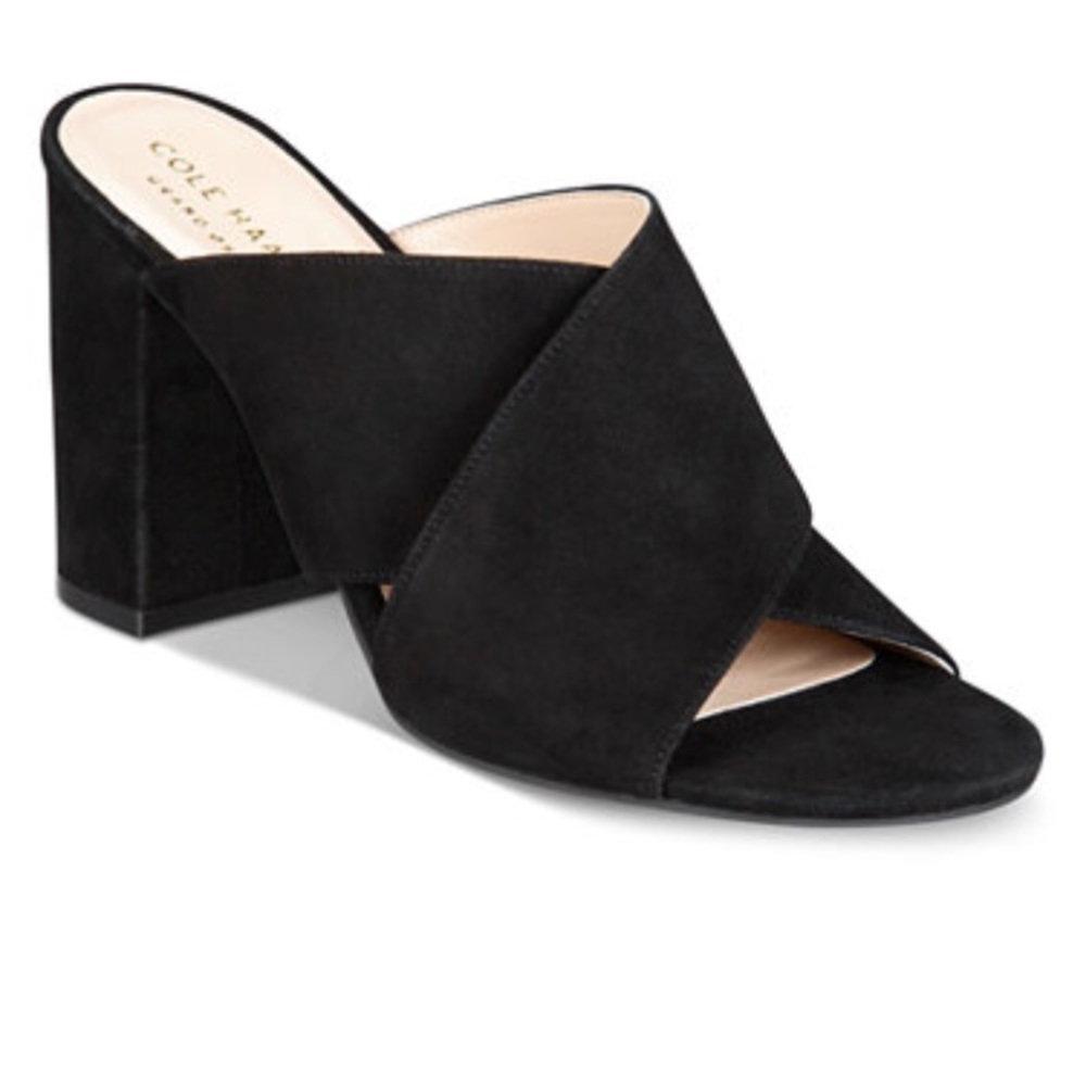 Cole Haan Gabby Slides Black 8.5